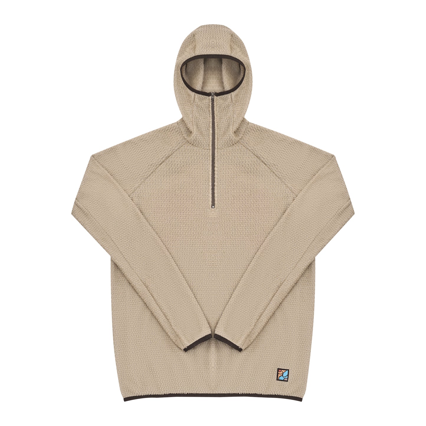Active Hoodie - Alpha 90 half-zip / 大地卡其