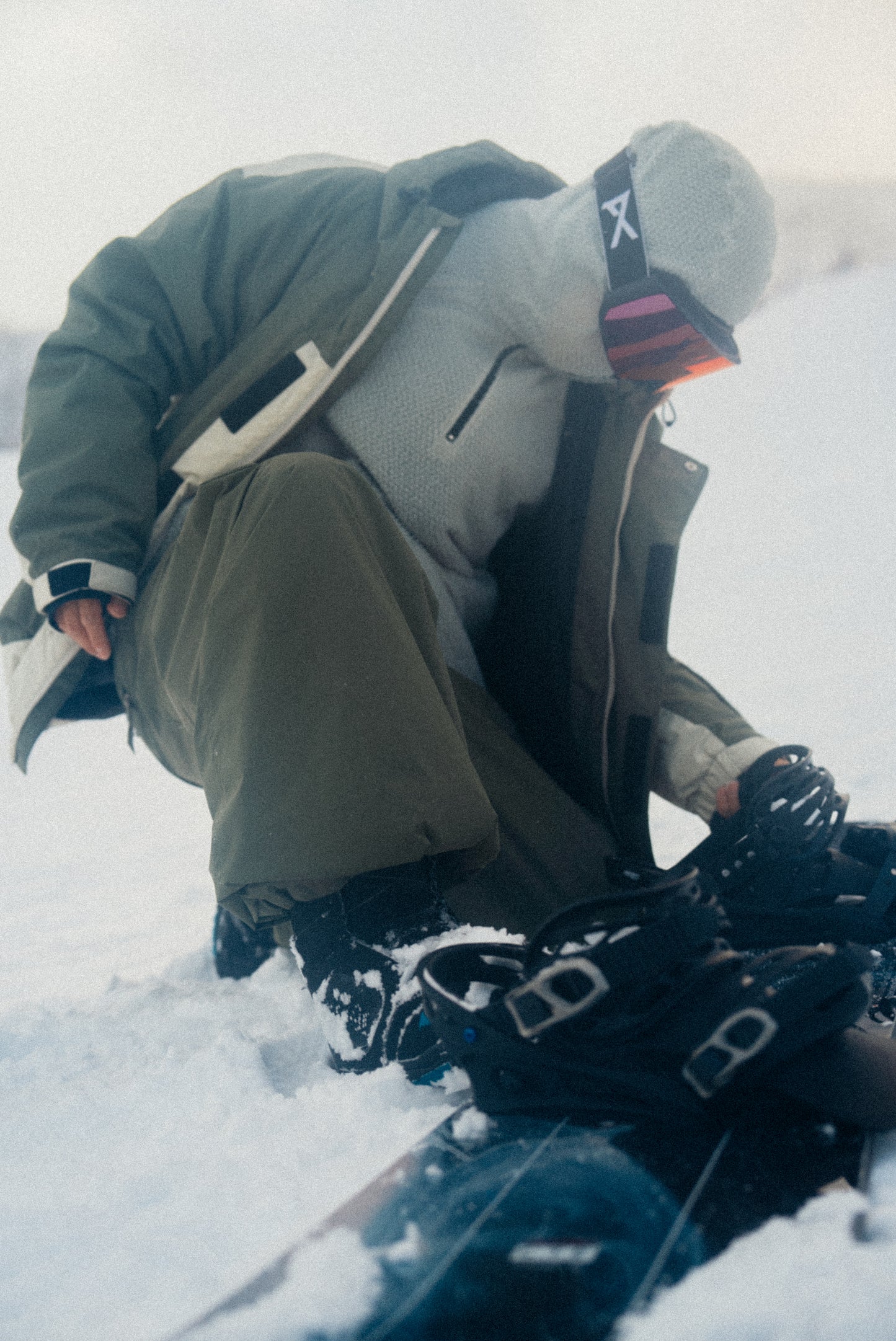 Active Hoodie - Alpha 90 half-zip / 冰河灰
