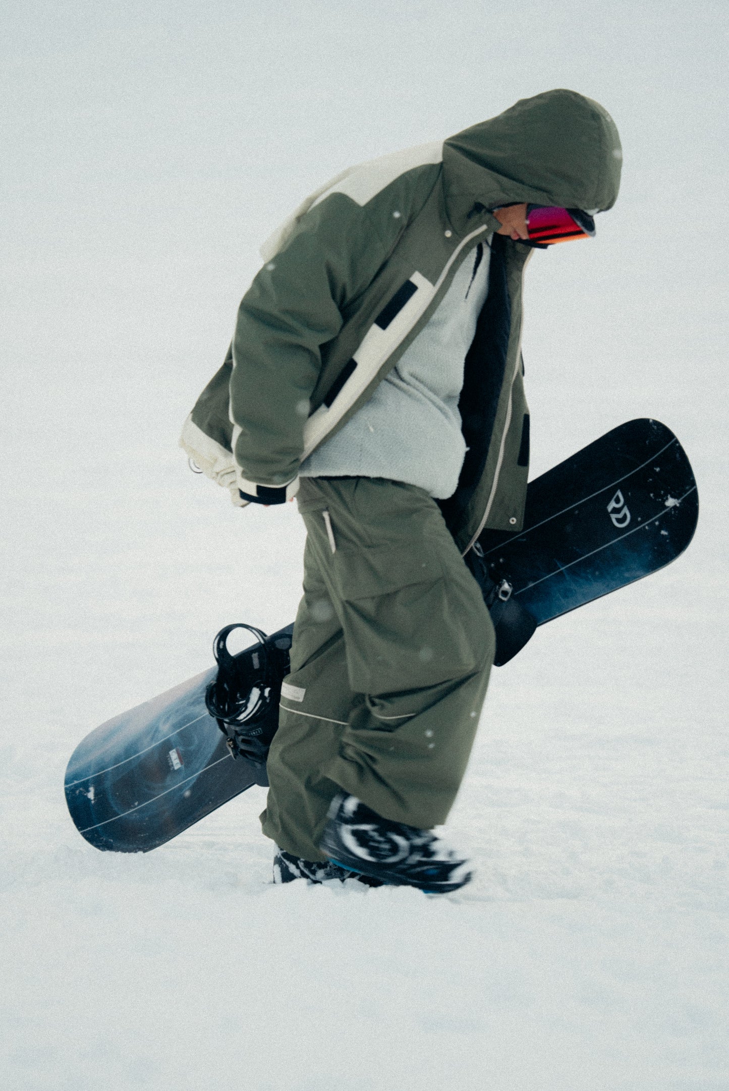 Active Hoodie - Alpha 90 half-zip / 冰河灰