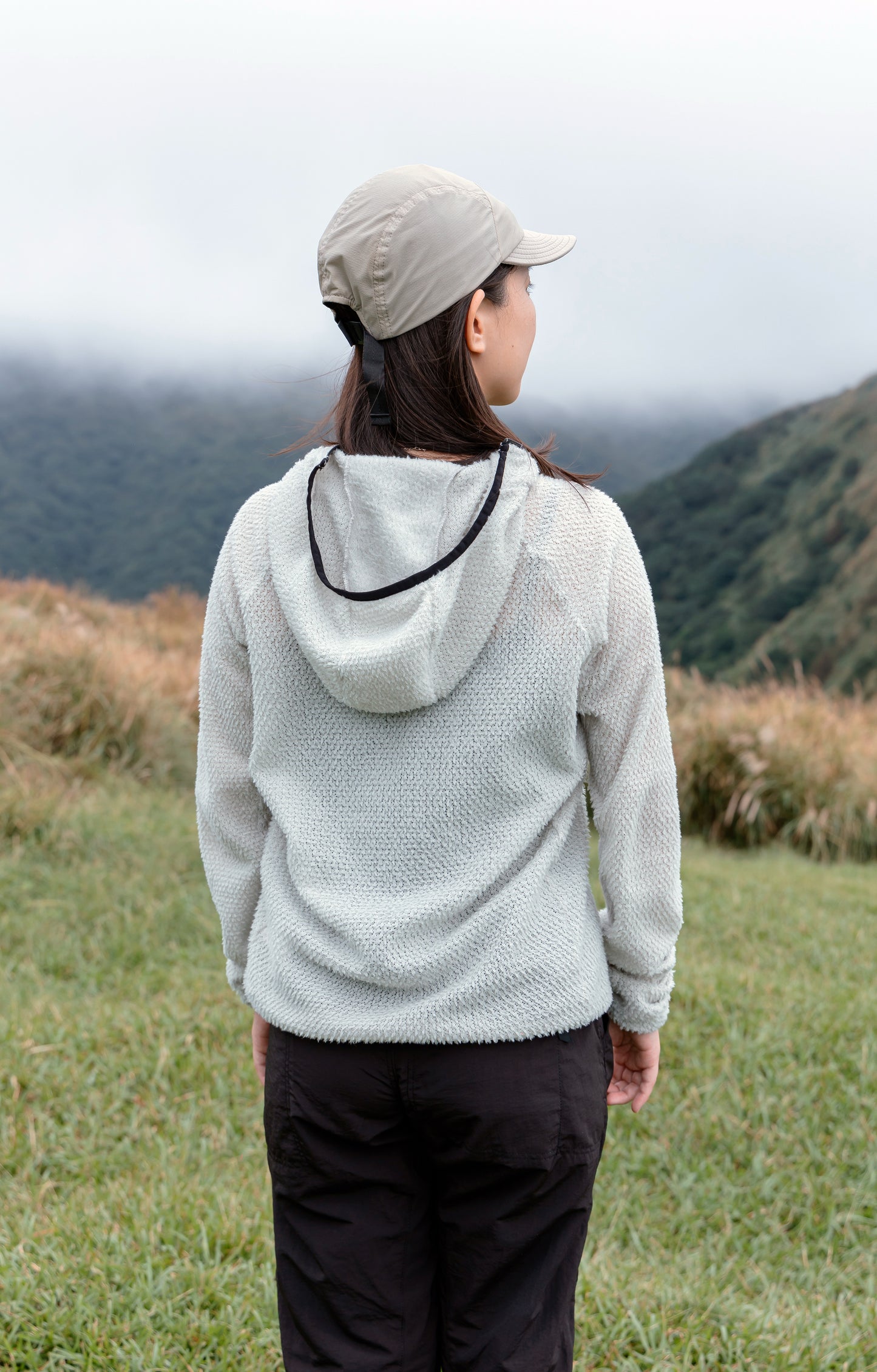 Active Hoodie - Alpha 90 half-zip / 冰河灰