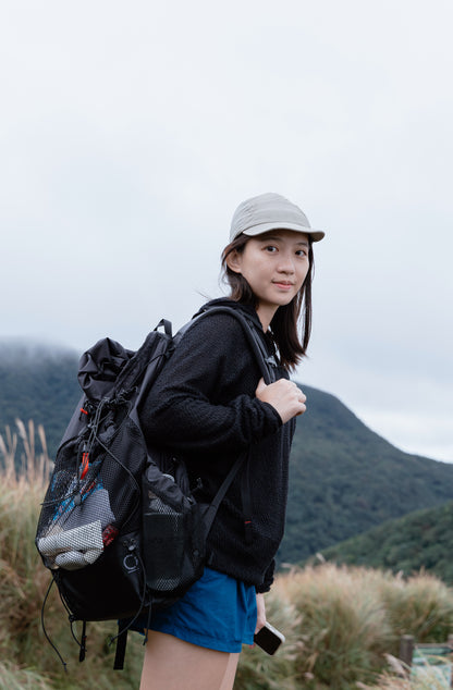 Active Hoodie - Alpha 90 half-zip / 夜幕黑