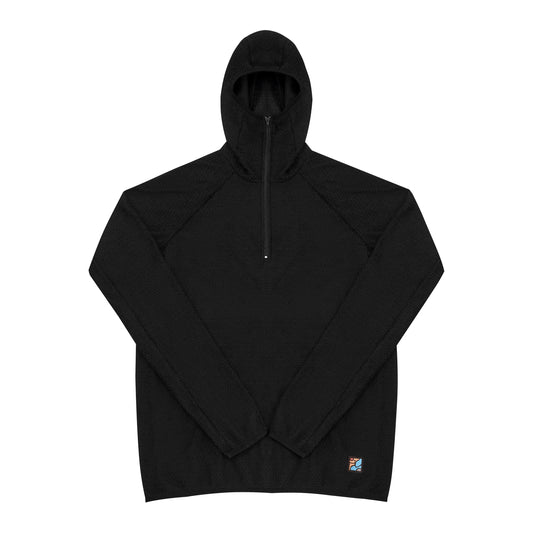 Active半開連帽衫 / 夜幕黑