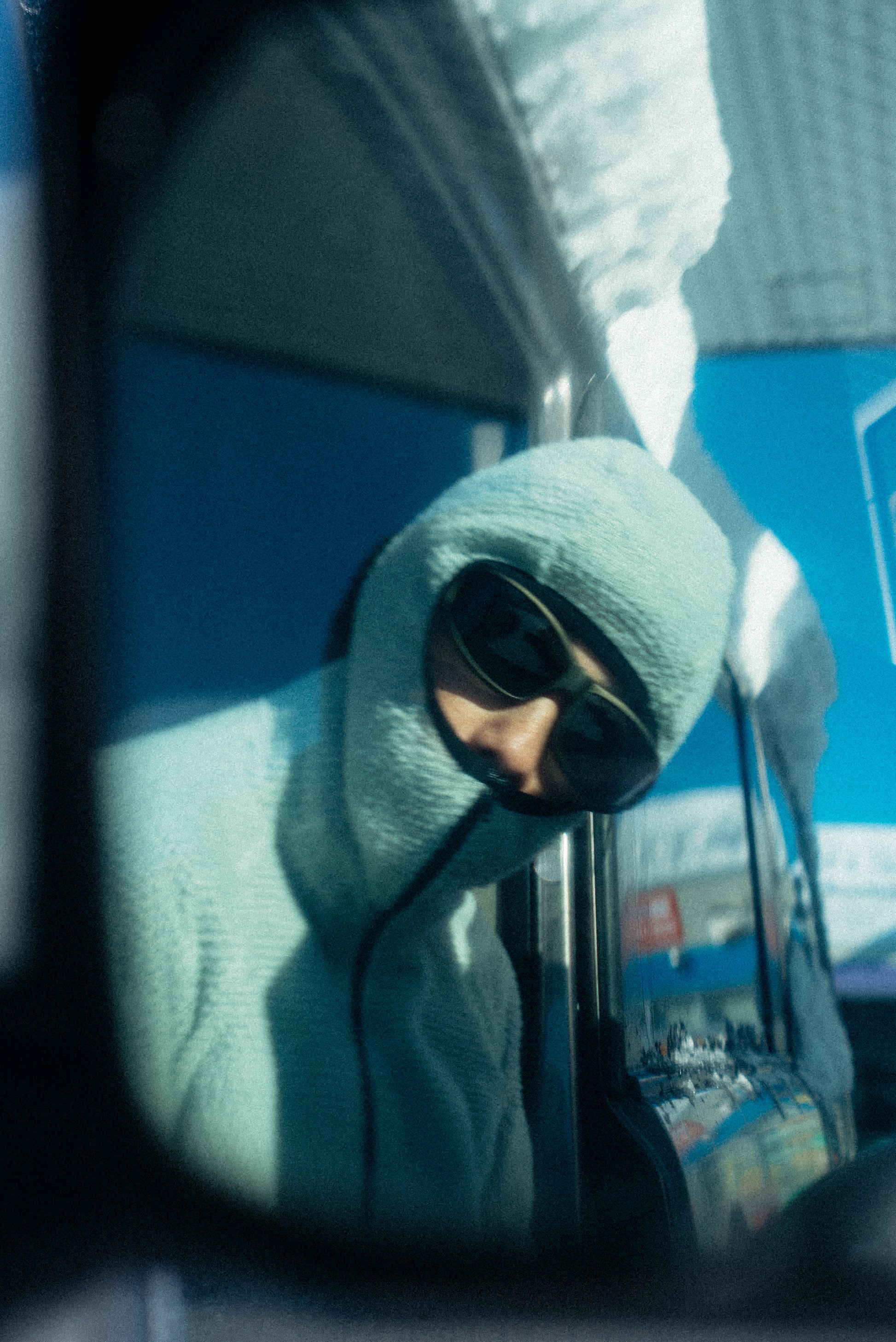 Active - Polartec® Alpha® Direct 90 hoodie - Man Snowing Japan Glacier Grey