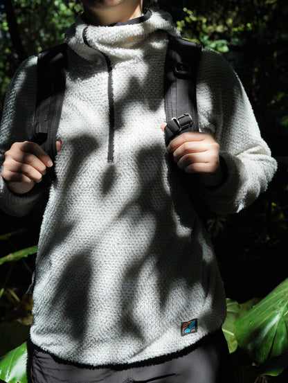 Active Hoodie - Alpha 90 half-zip / 冰河灰
