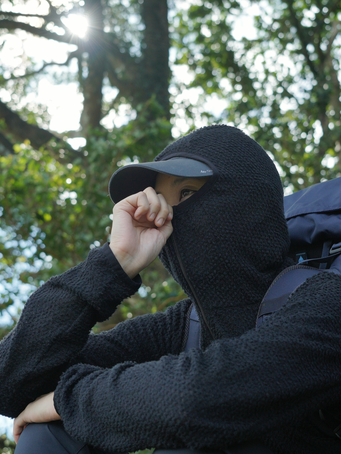 Active Hoodie - Alpha 90 half-zip / 夜幕黑