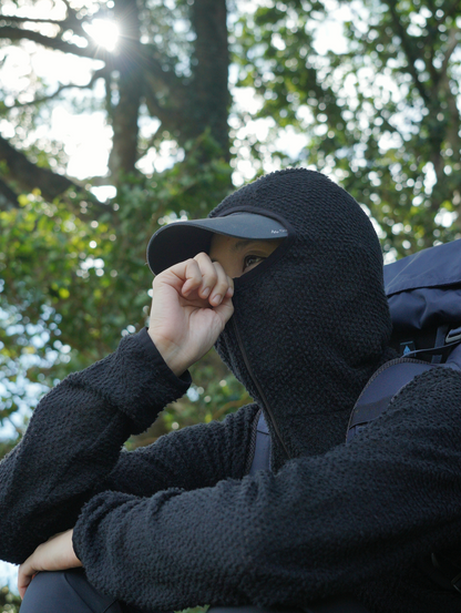 Active Hoodie - Alpha 90 half-zip / 夜幕黑
