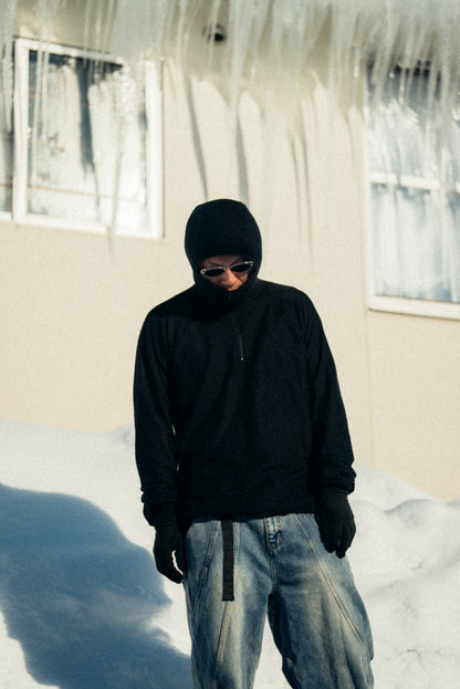 Active Hoodie - Alpha 90 half-zip / 夜幕黑