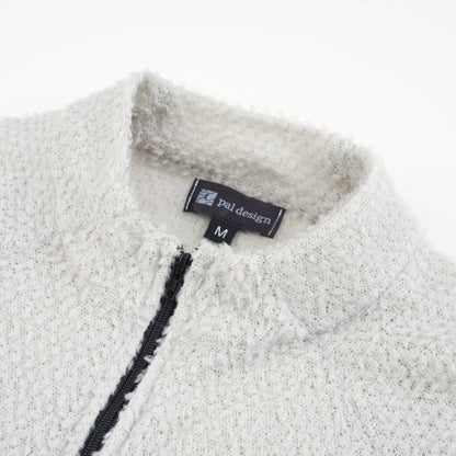 alpha direct 90 pullover zip grey label